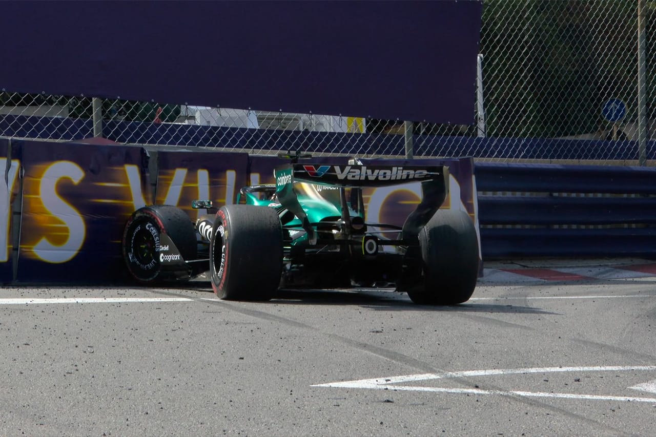ランス・ストロール F1モナコGPクラッシュの原因はホンダPU？ギアボックス？