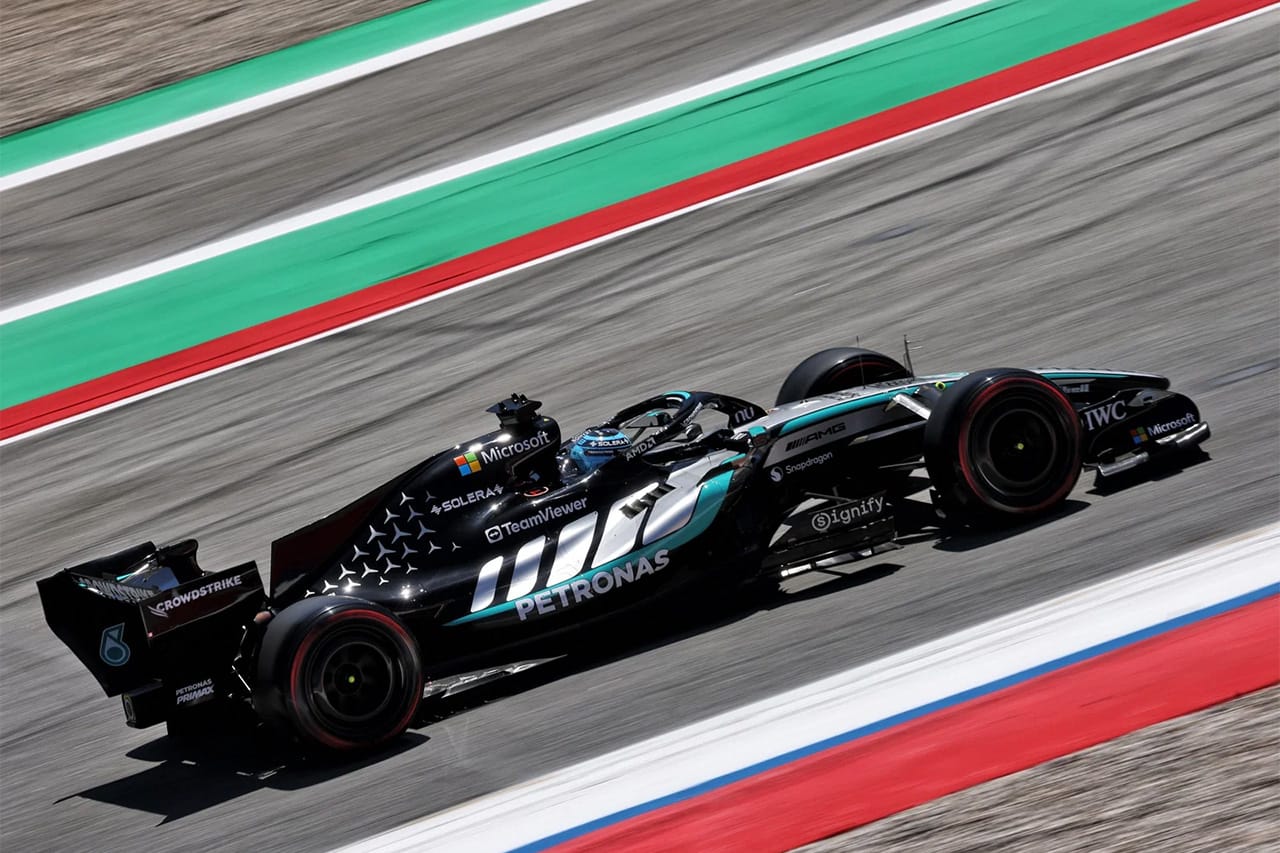 ジョージ・ラッセル首位発進 F1バルセロナGP FP1 岩佐歩夢は14番手