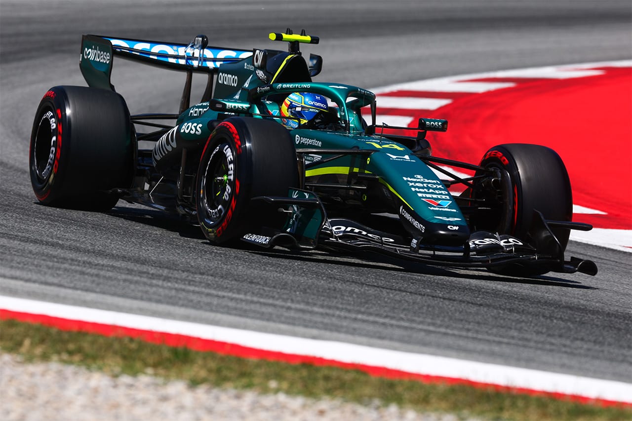 F1バルセロナGP予選Q1 ハミルトン首位通過 母国アロンソは最下位敗退