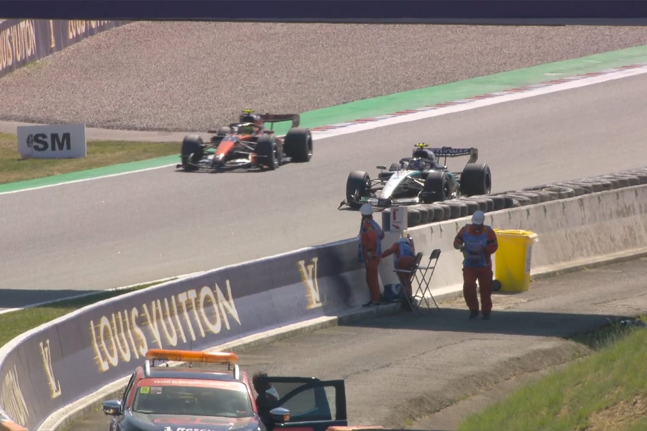 キミ・アントネッリ F1バルセロナGPで痛恨リタイア 2番手走行中にストップ