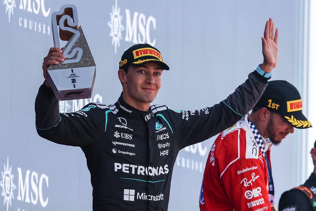 ジョージ・ラッセル F1バルセロナGPで2位も警戒「フェラーリが迫ってきている」