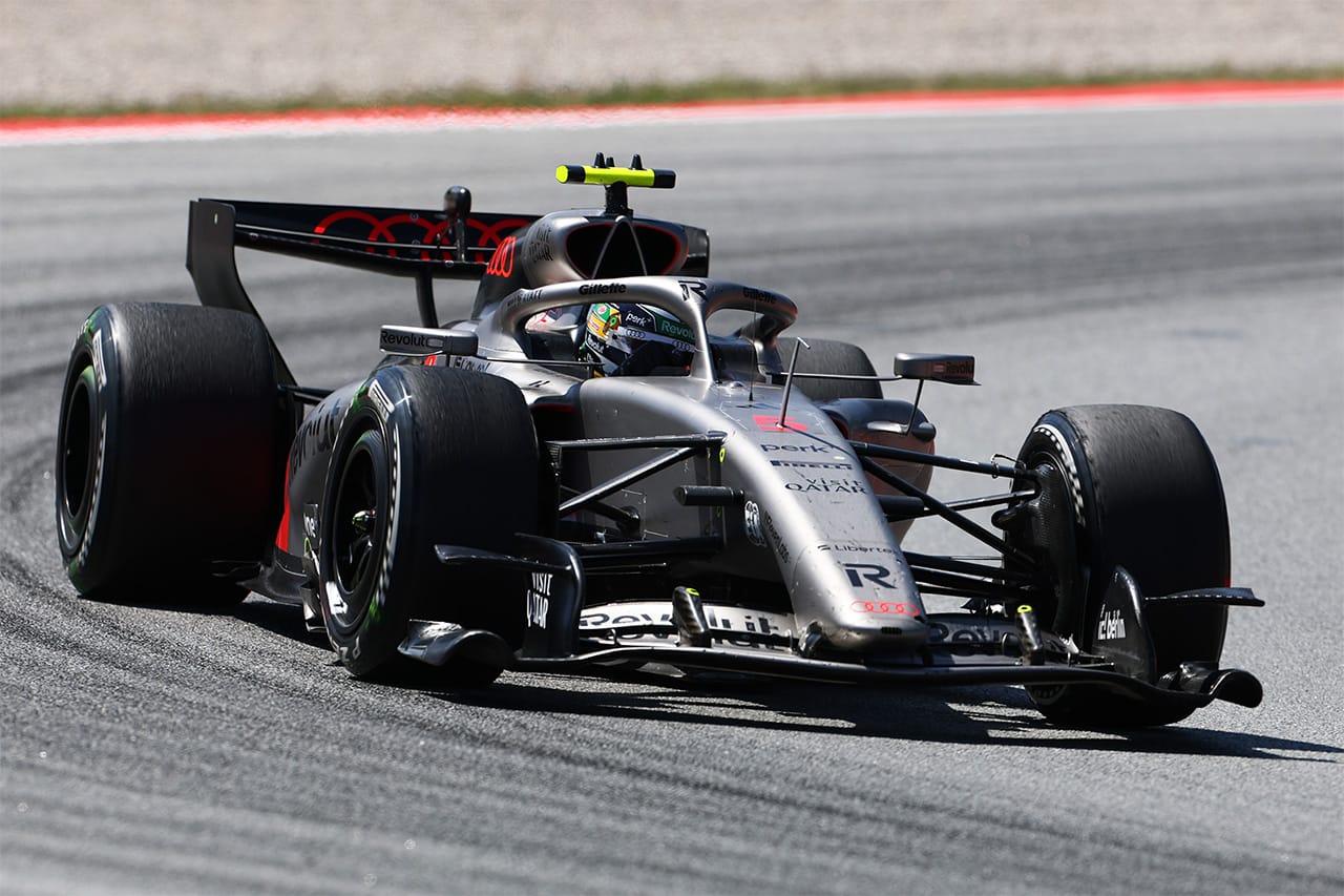 アウディF1 ADUOアップデート投入か デモ走行で憶測広がる