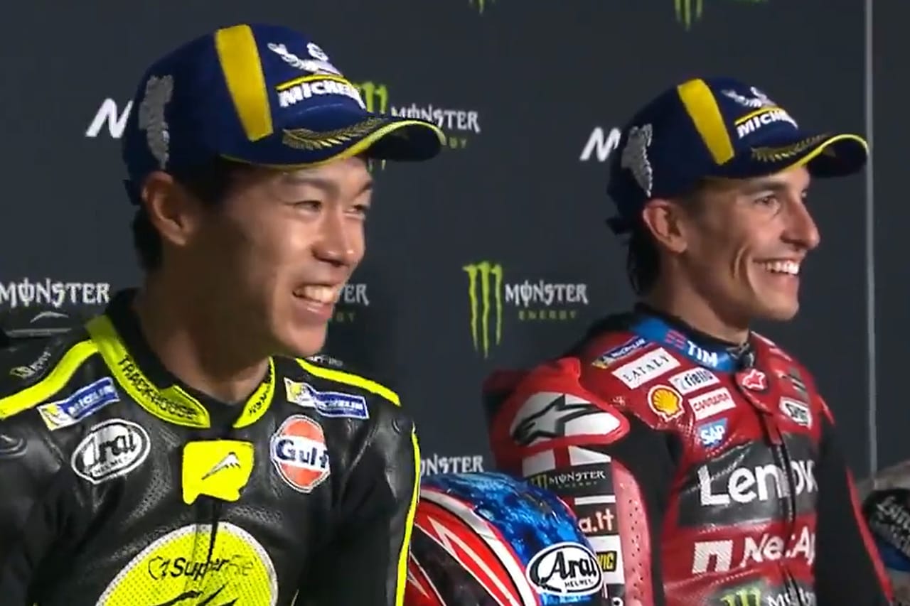 小椋藍がマルク・マルケスに冗談「なぜ勝たせてくれない?」 初優勝まであと一歩