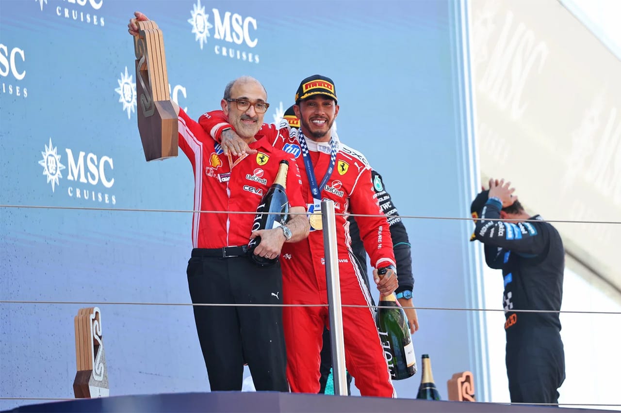 フェラーリF1 ルイス・ハミルトン担当サンティ続投へ 初勝利で信頼獲得