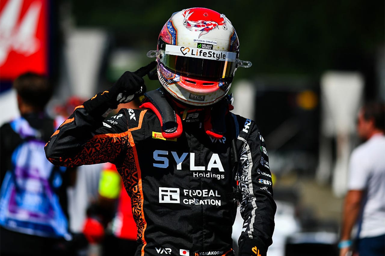 山越陽悠がFIA F3で日本人初ポール獲得 ウゴチュクウを0.015秒差で抑える