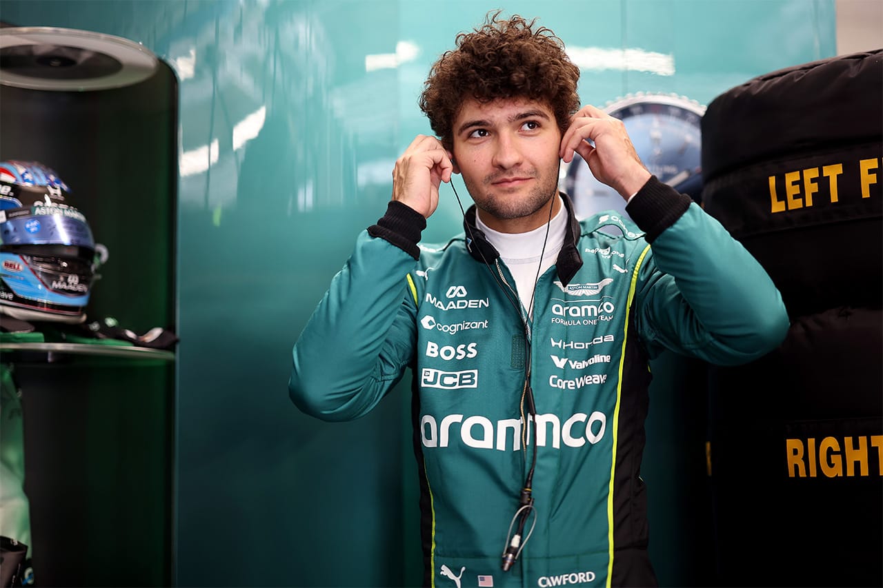 ジャック・クロフォード アストンマーティンF1で好感触「すぐにスピードに乗れた」