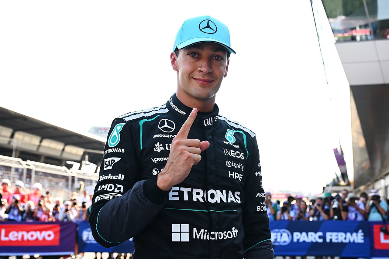 F1オーストリアGP予選：ラッセル逆転ポール フェルスタッペンのクラッシュで波乱