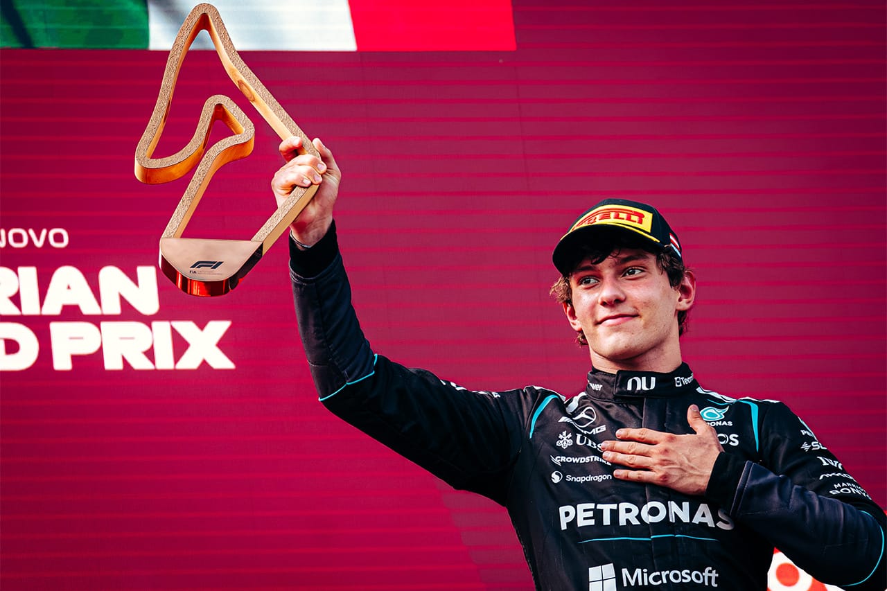 メルセデスF1代表 アントネッリのミスを分析「勝利を焦りすぎた」