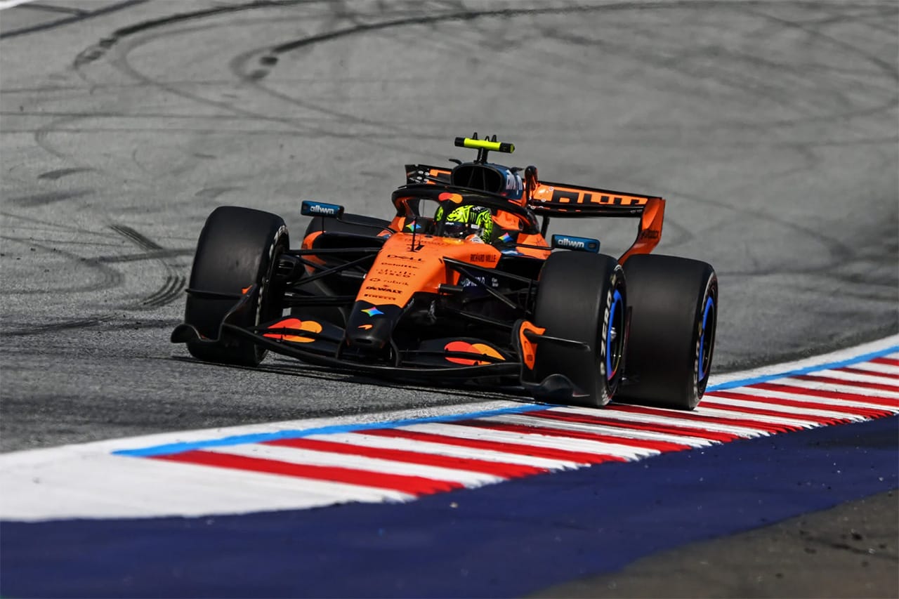 マクラーレンF1 GPS分析で露呈した弱点 ノリスは全周で直線性能に苦戦