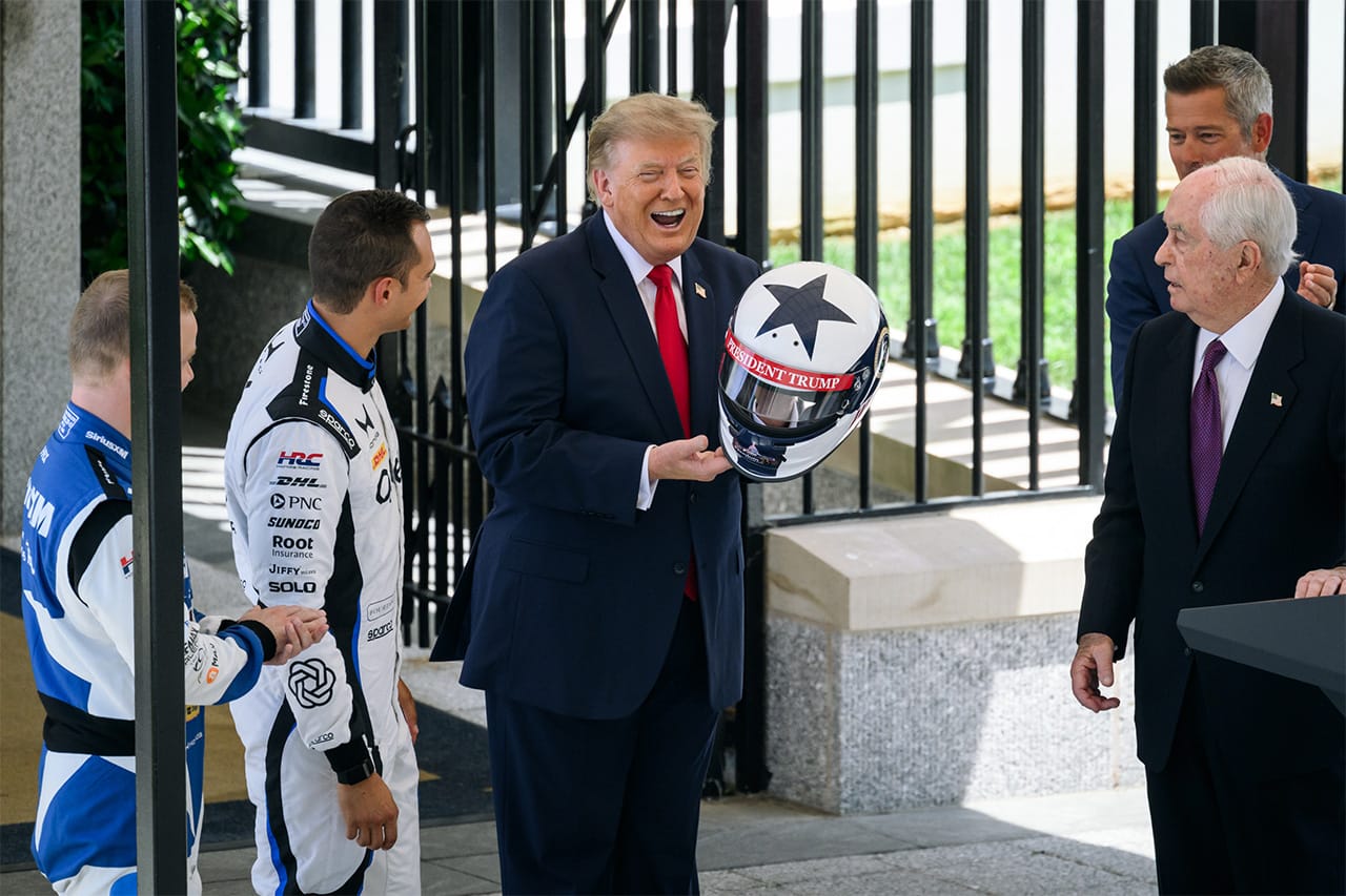トランプ大統領 ホワイトハウスでインディカー首都開催をPR「歴史的なイベント」