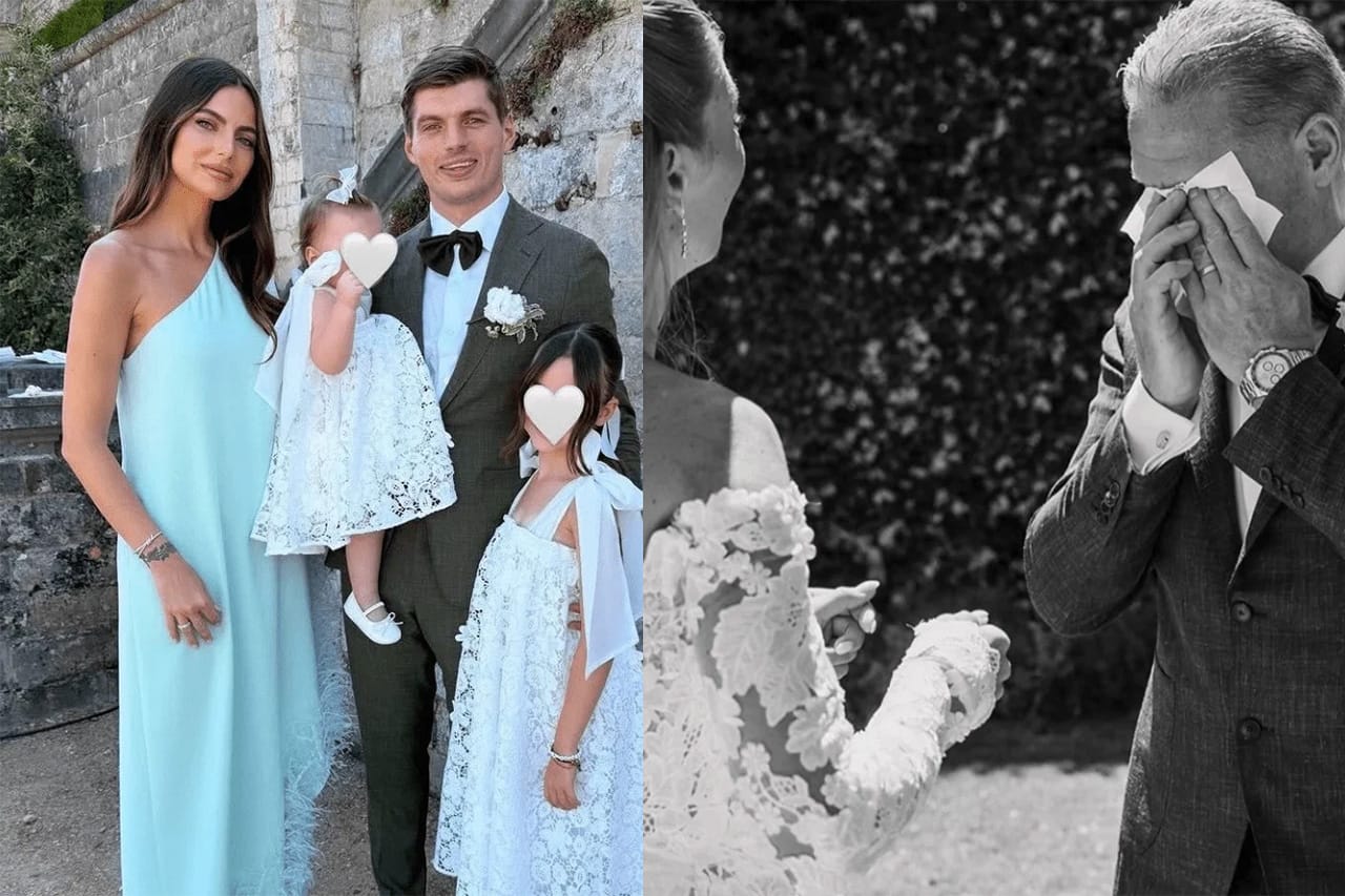 マックス・フェルスタッペン 妹ビクトリアの結婚式に出席 父ヨスは涙で祝福