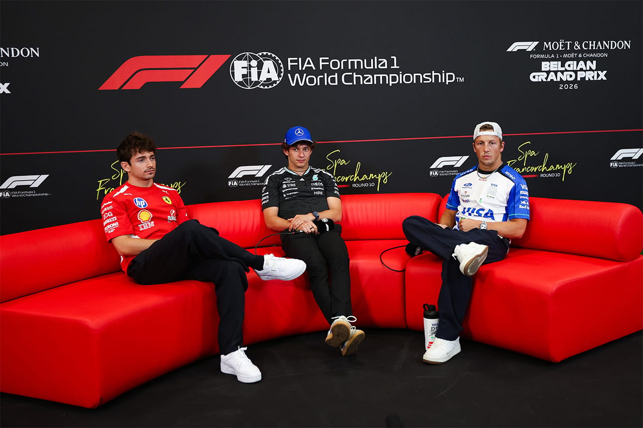 F1ベルギーGP 記者会見 PART2:ルクレール「スパではメルセデスが依然として本命」