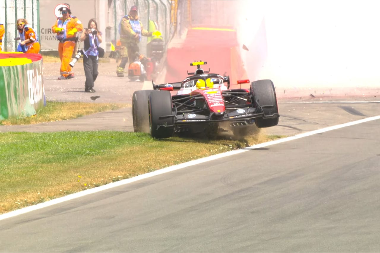 F1ベルギーGP フリー走行3回目 結果・タイムシート:アントネッリ最速