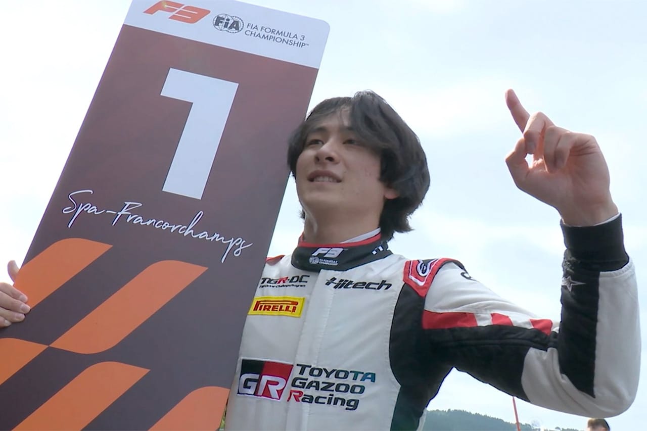 中村仁がFIA F3初優勝 スパのスプリントで鮮やかな逆転勝利