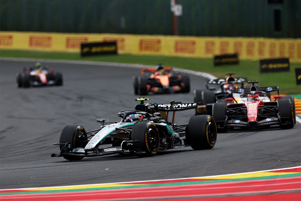 F1ベルギーGP 決勝 結果・タイムシート:アントネッリが優勝