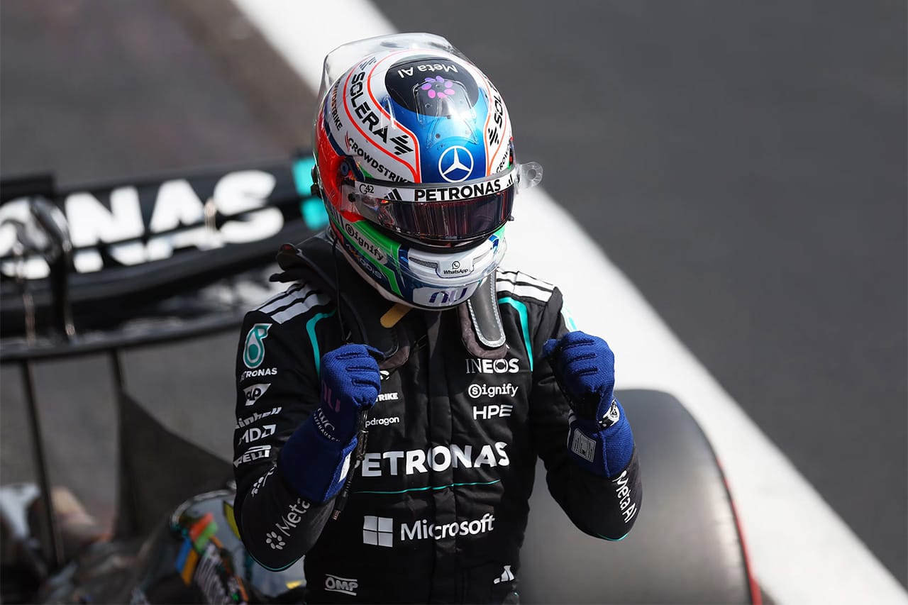 F1ベルギーGP予選 アントネッリ今季6回目PP フェルスタッペンを0.317秒差で撃破