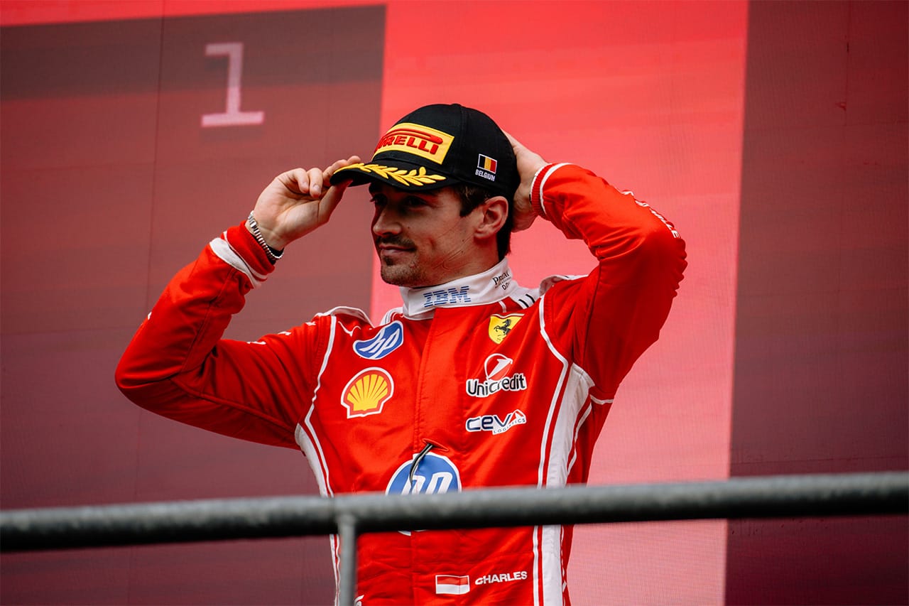 シャルル・ルクレール F1ベルギーGP2位「最後まで勝利を信じていた」