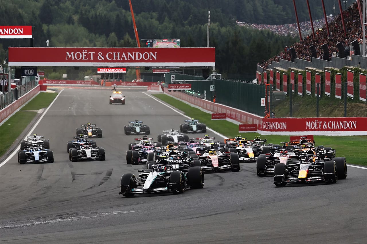 F1ベルギーGP 決勝ハイライト動画:アントネッリが今季6勝目 激闘の44周