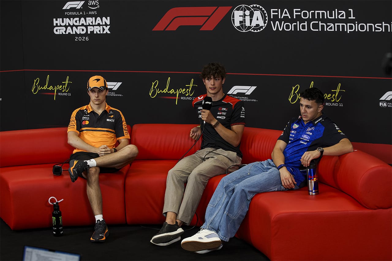 F1ハンガリーGP 木曜会見PART2：ピアストリ、ベアマン、ハジャーが出席