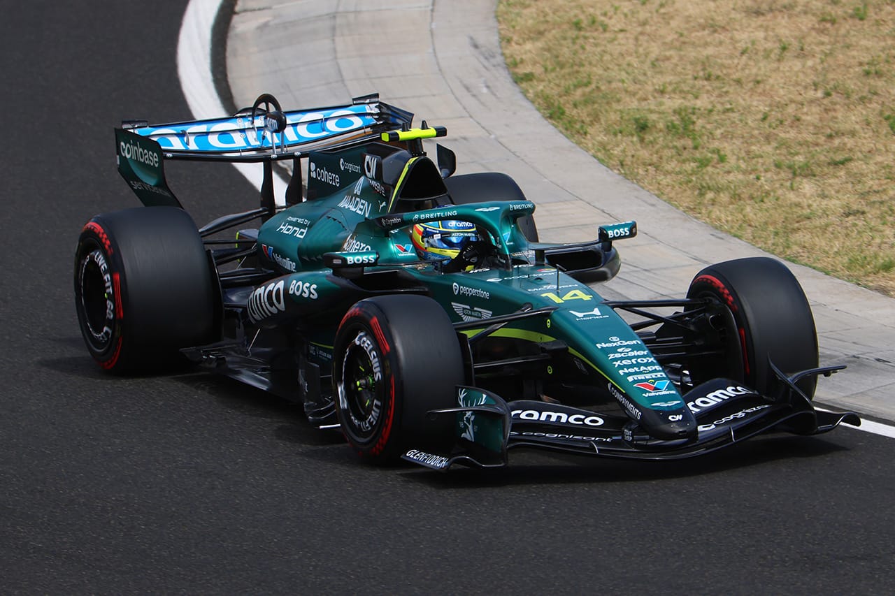 F1ハンガリーGP フリー走行2回目 結果・タイムシート：アロンソは2.9秒差で19番手