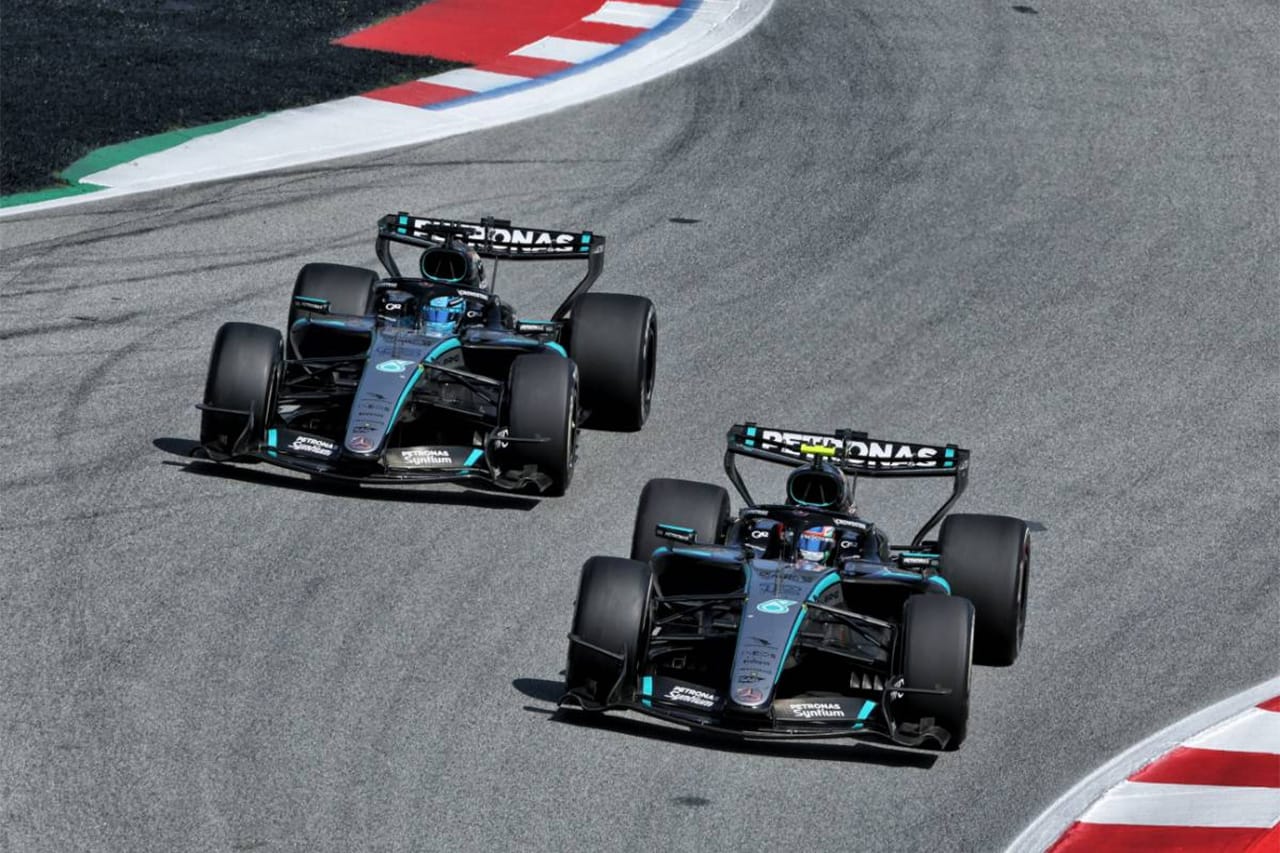 メルセデスF1 スパで発覚のソフトウェア不具合は2台共通 ラッセル側で深刻化