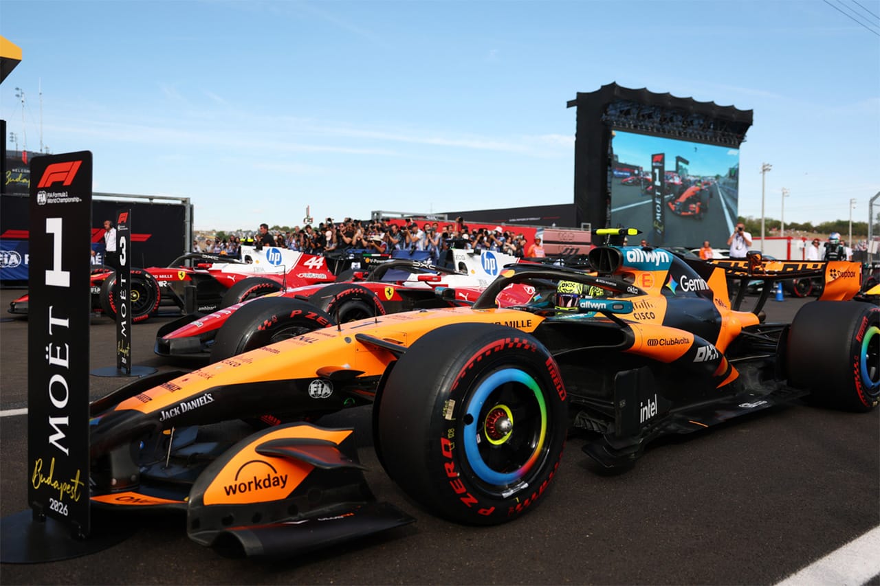 2026年F1ハンガリーGP 決勝 スターティンググリッド