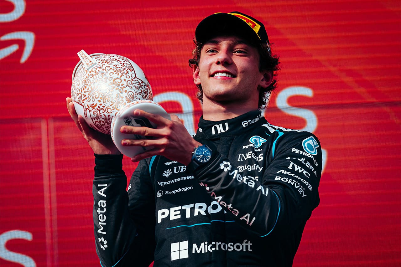 キミ・アントネッリ F1ハンガリーGPで3位「ダメージを最小限に抑えられた」