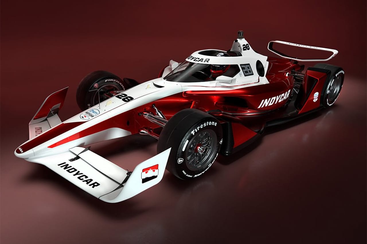 ホンダ新V6ハイブリッド搭載 インディカーが2028年新型『IR-28』発表