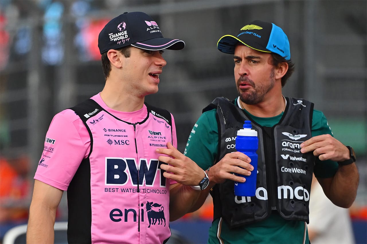フェルナンド・アロンソとフランコ・コラピント